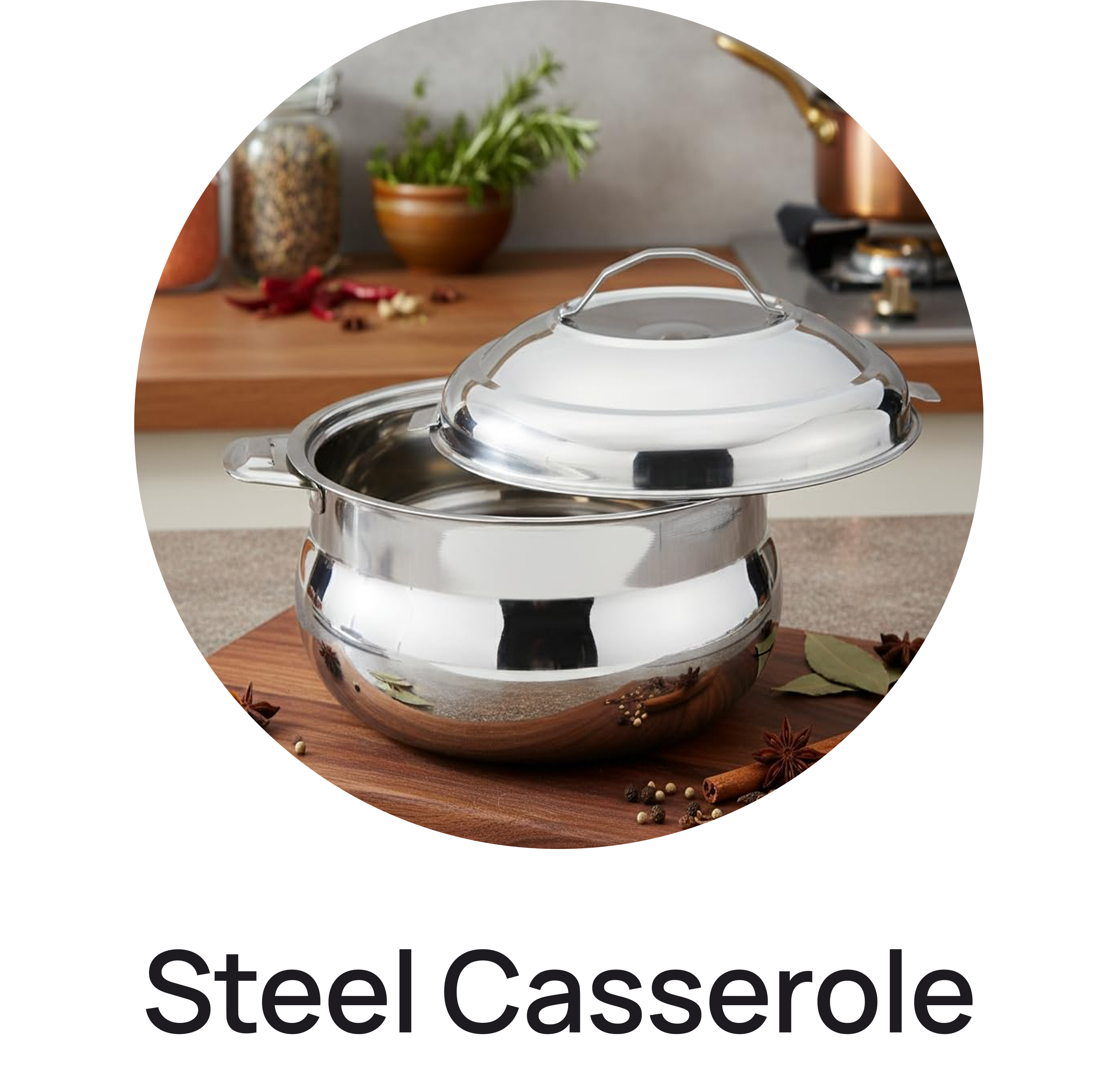 STEEL CASSEROLE/ HOTBOX