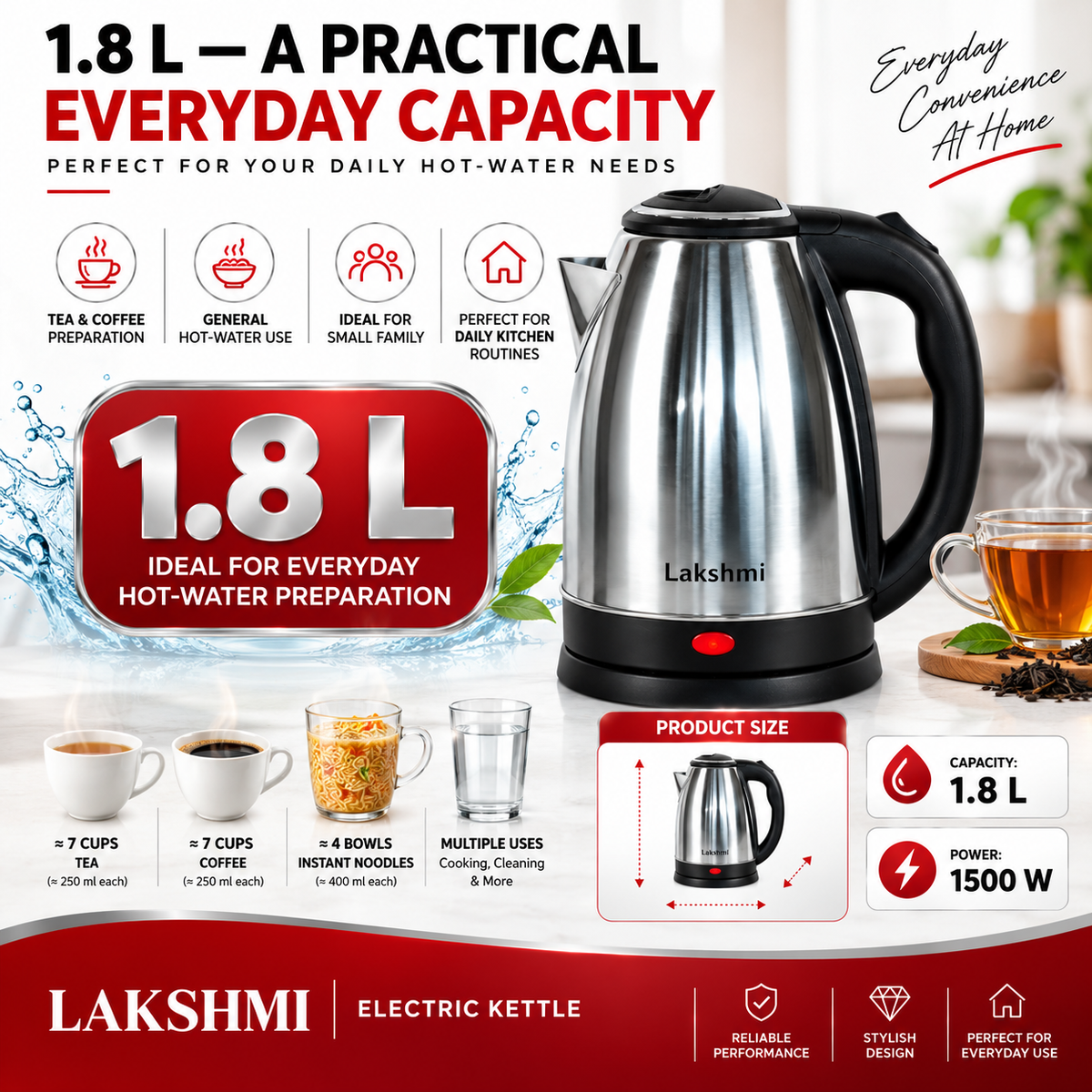 stainless steel electric kettle