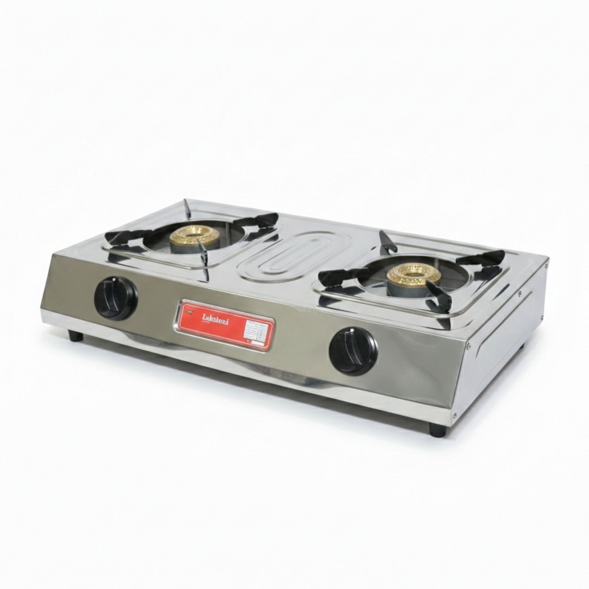 Lakshmi2-Burner Gas Stove Stainless Steel