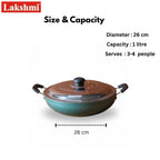 Deep cooking pan for Indian recipes
