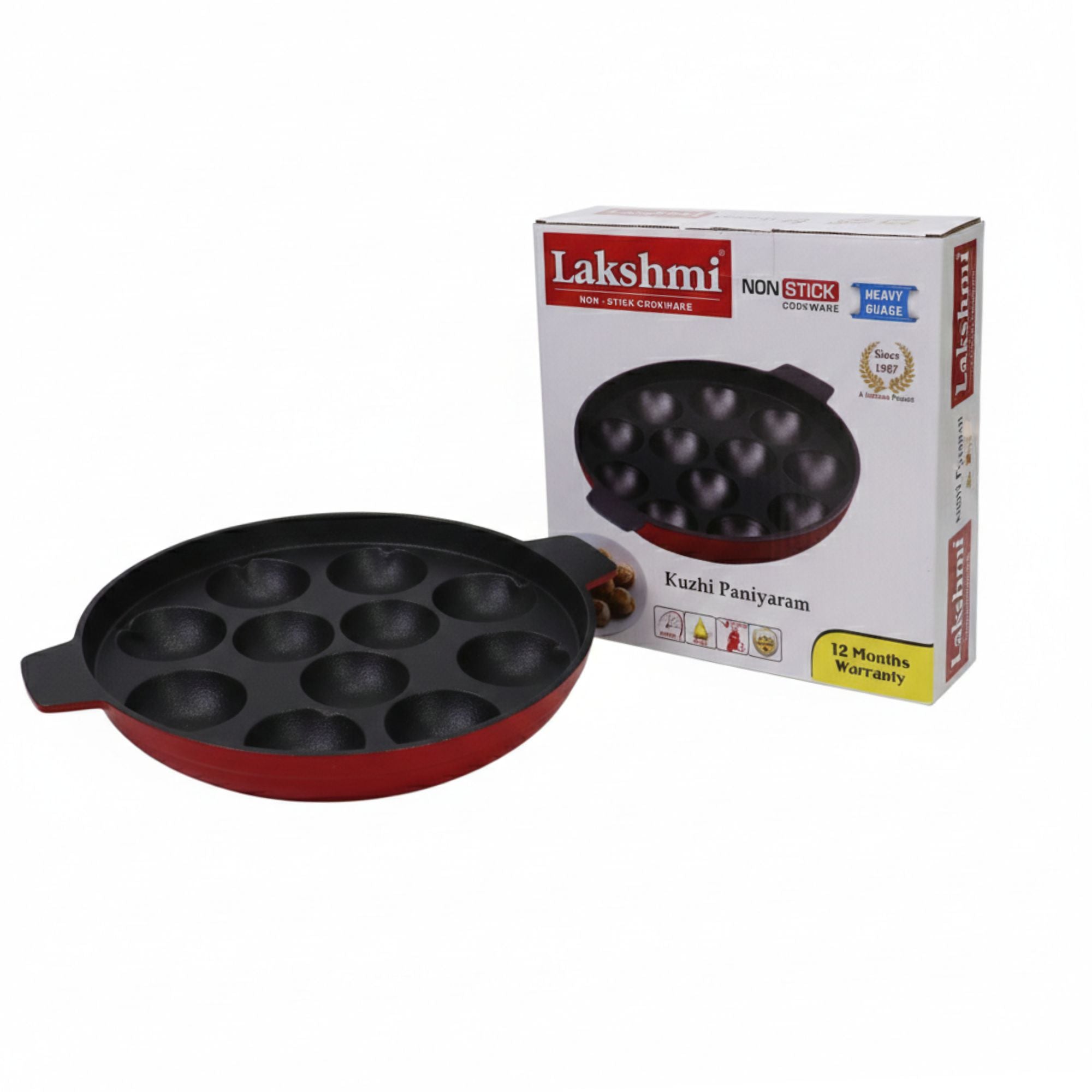 Lakshmi Kuzhi Paniyaram 12 Cavity Jumbo