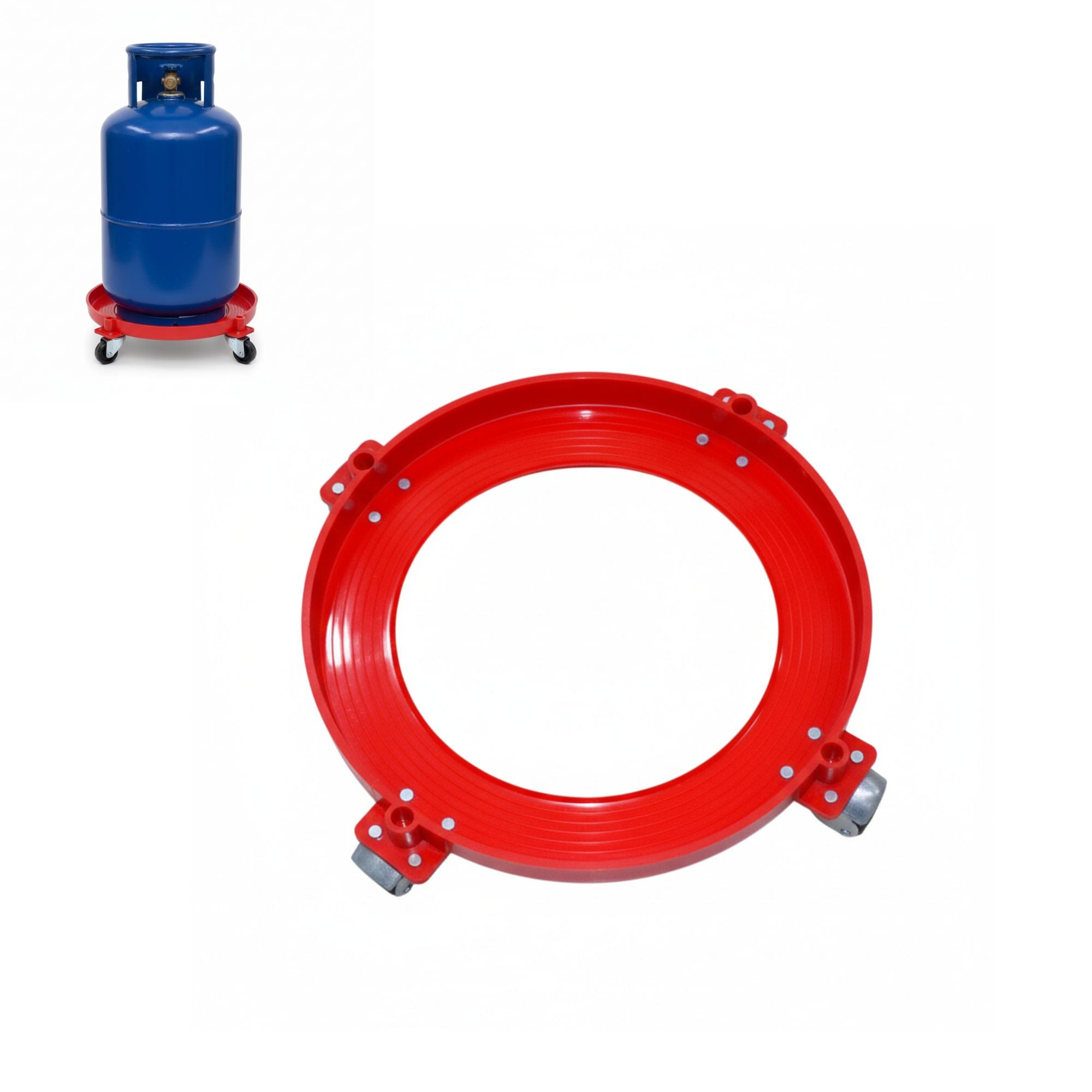 Easy movement LPG cylinder stand