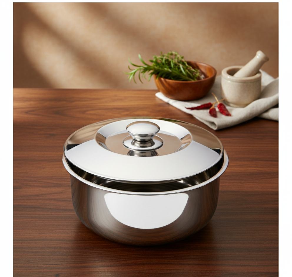 Lakshmi Insulated Steel Hot Pot Double Wall - Tummy