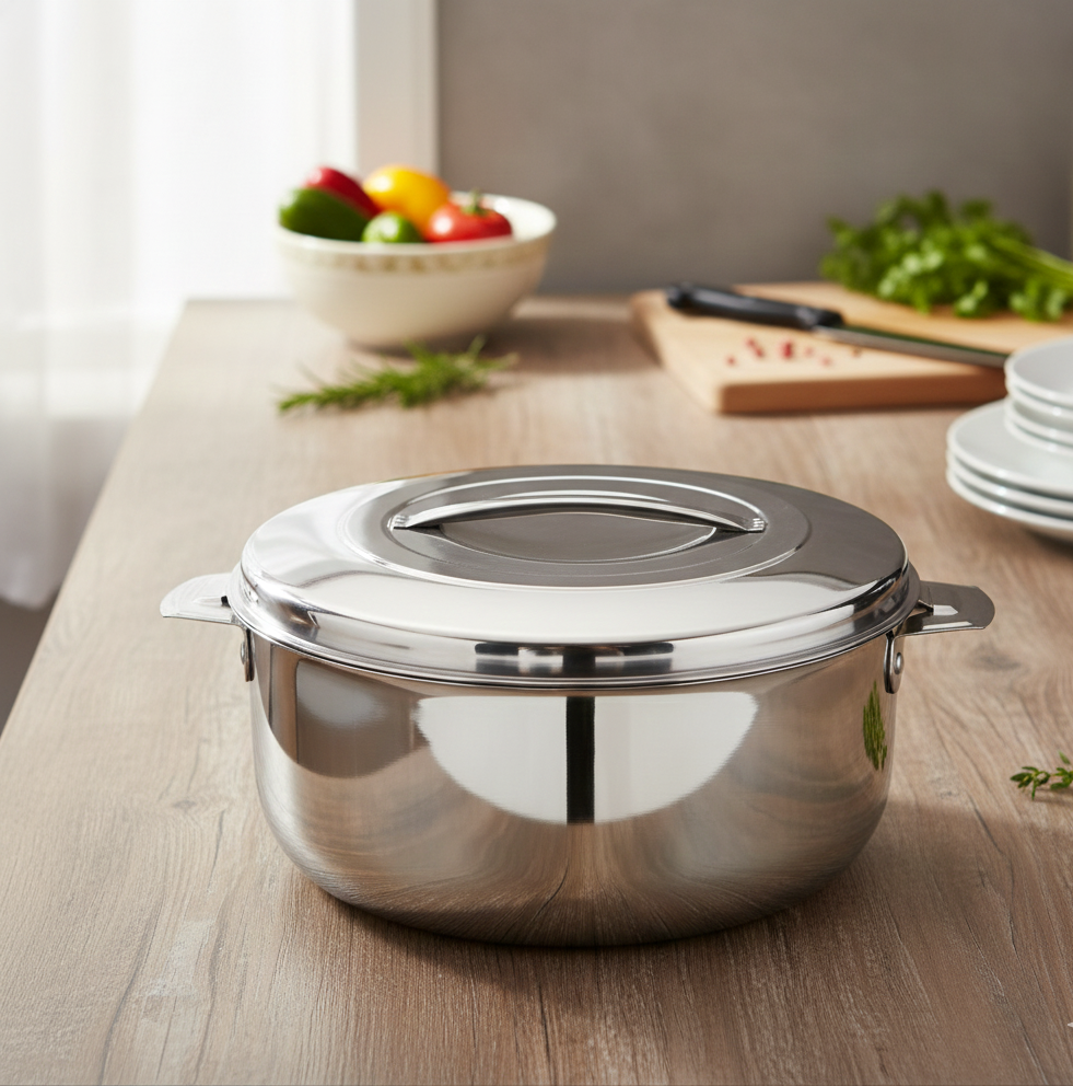 Lakshmi Insulated Steel Hot Pot Double Wall - Standard
