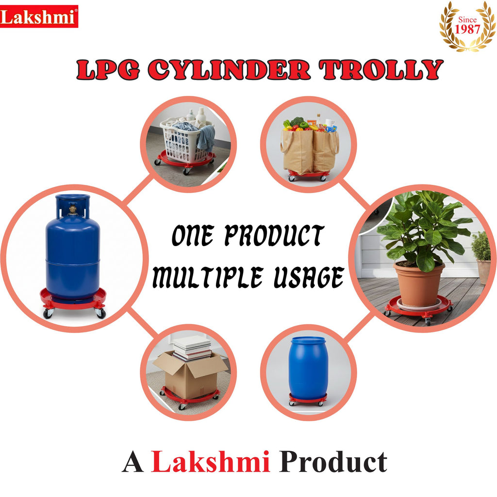 Rust-resistant cylinder trolley