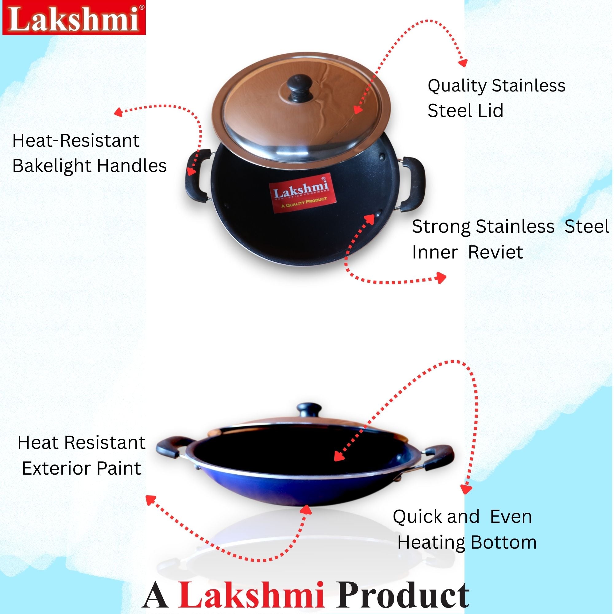 Homemade appam cooking pan
