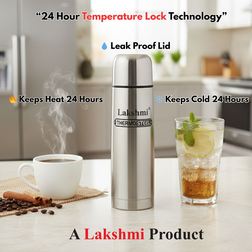 premium steel flask